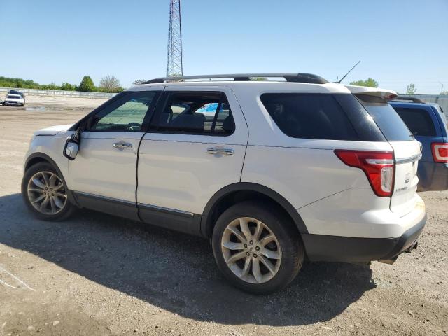 1FM5K7F86DGB46613 - 2013 FORD EXPLORER LIMITED WHITE photo 2