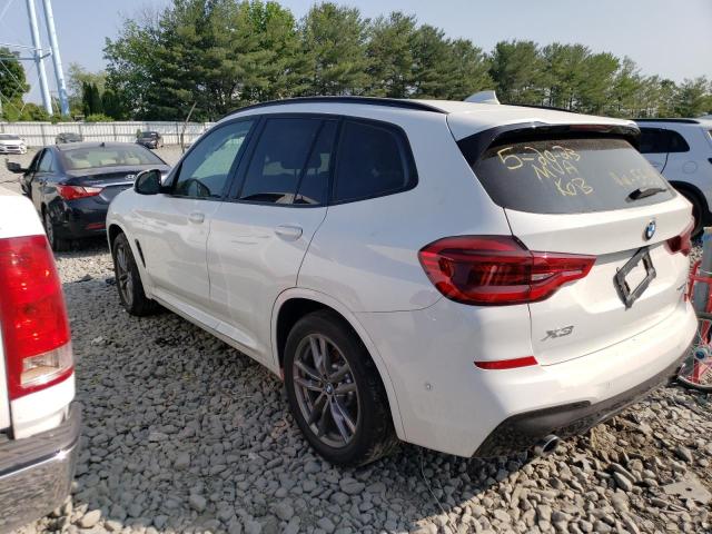 5UXTY5C00L9D65519 - 2020 BMW X3 XDRIVE30I WHITE photo 2