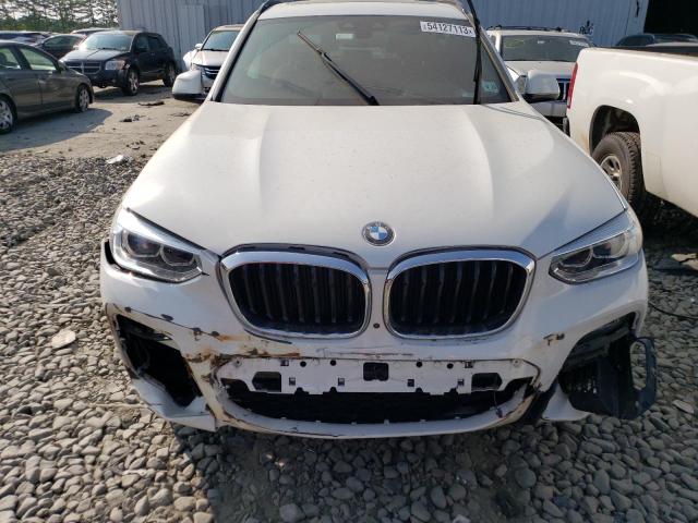 5UXTY5C00L9D65519 - 2020 BMW X3 XDRIVE30I WHITE photo 5