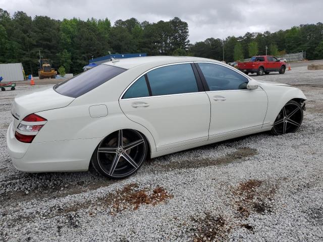 WDDNG86X79A265869 - 2009 MERCEDES-BENZ S 550 4MATIC WHITE photo 3