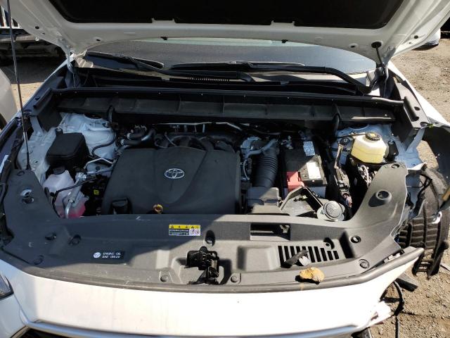 5TDGZRBH5NS252620 - 2022 TOYOTA HIGHLANDER XLE Ağ foto 12