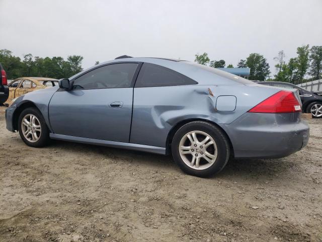 1HGCM72716A012487 - 2006 HONDA ACCORD EX BLUE photo 2