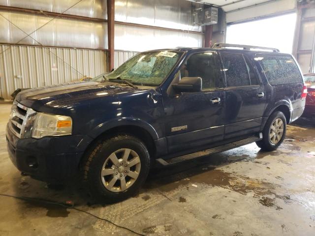 1FMFK16568LA57726 - 2008 FORD EXPEDITION EL XLT BLUE photo 1