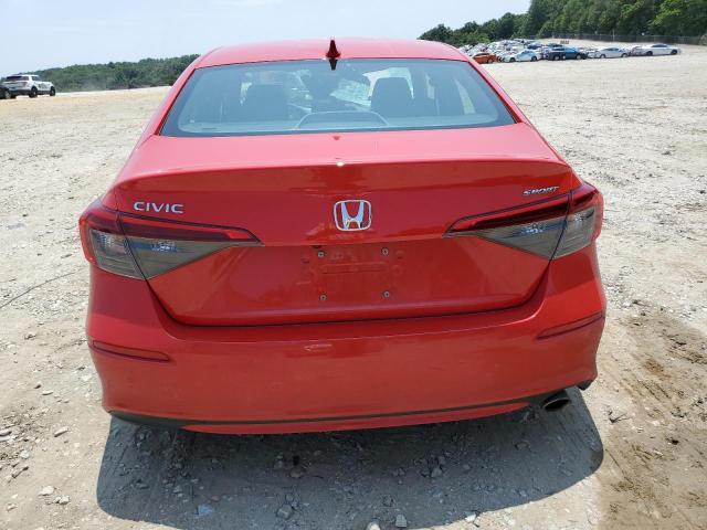 2HGFE2F59NH592920 - 2022 HONDA CIVIC SPORT 红色 照片 6