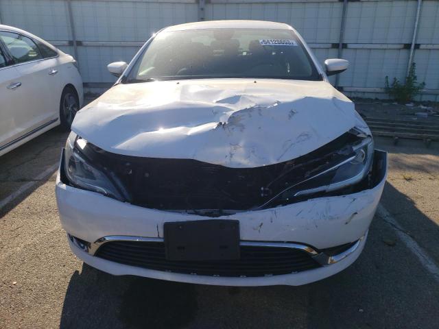 1C3CCCAB2GN103606 - 2016 CHRYSLER 200 LIMITED WHITE photo 5