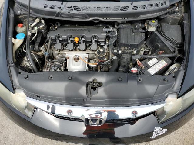 2HGFA16699H535962 - 2009 HONDA CIVIC LX-S BLACK photo 11