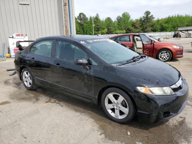 2HGFA16699H535962 - 2009 HONDA CIVIC LX-S BLACK photo 4