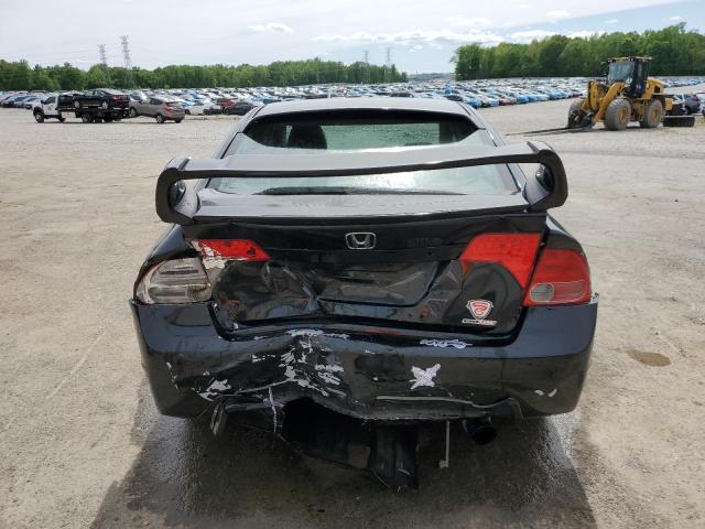 2HGFA16699H535962 - 2009 HONDA CIVIC LX-S BLACK photo 6