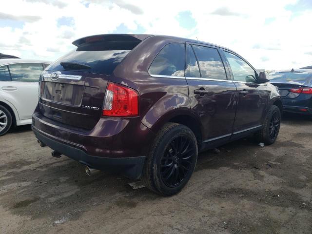 2FMDK3KC8BBA12270 - 2011 FORD EDGE LIMITED PURPLE photo 3