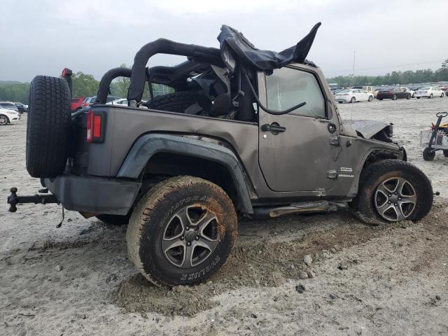 1C4AJWAG5EL299717 - 2014 JEEP WRANGLER SPORT GRAY photo 3