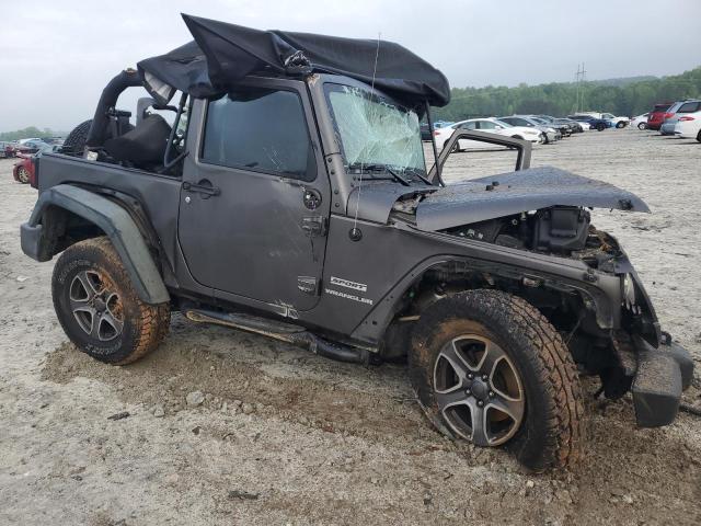 1C4AJWAG5EL299717 - 2014 JEEP WRANGLER SPORT GRAY photo 4