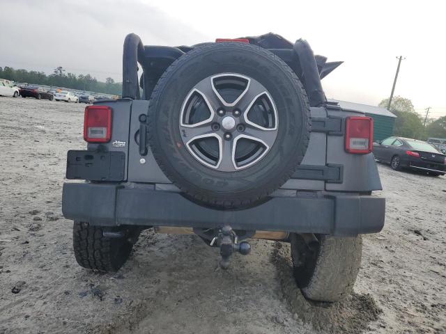 1C4AJWAG5EL299717 - 2014 JEEP WRANGLER SPORT GRAY photo 6