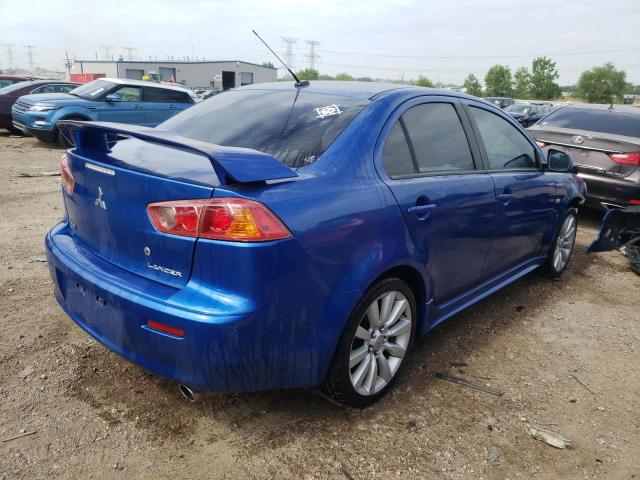 JA3AU86W99U040584 - 2009 MITSUBISHI LANCER GTS BLUE photo 3