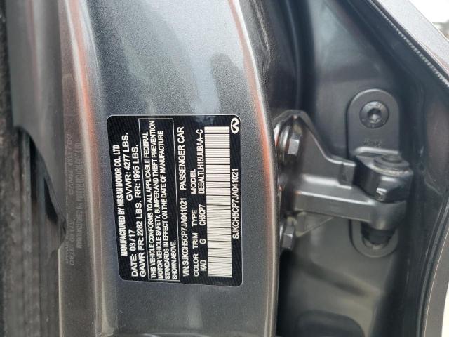 SJKCH5CP7JA041021 - 2018 INFINITI QX30 BASE GRAY photo 12