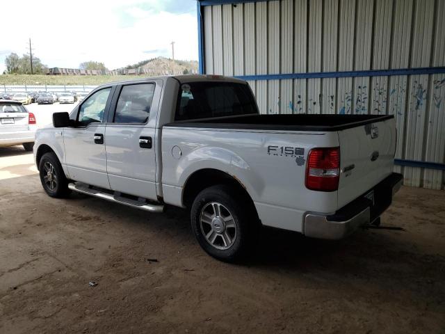 1FTPW12505KE78264 - 2005 FORD F150 SUPERCREW WHITE photo 2