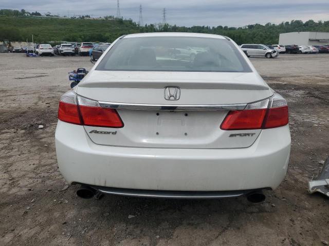 1HGCR2F58FA051364 - 2015 HONDA ACCORD SPORT WHITE photo 6