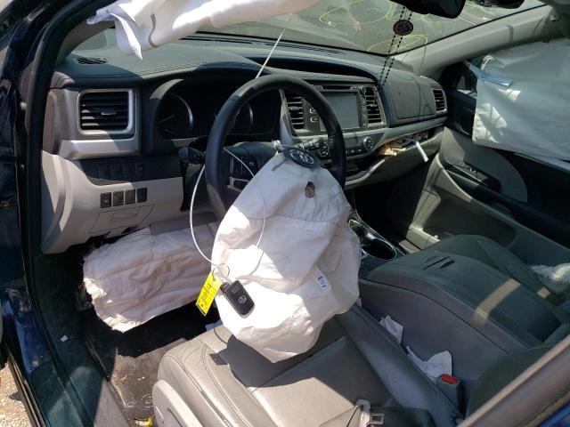 5TDJKRFH5FS204704 - 2015 TOYOTA HIGHLANDER XLE 蓝色 照片 8