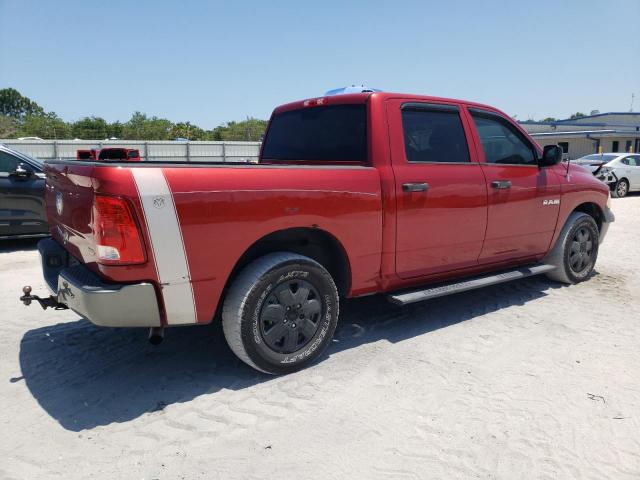 1D7RB1CP8AS104649 - 2010 DODGE RAM 1500 BURGUNDY photo 3