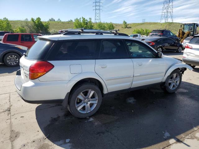 4S4BP86C874328995 - 2007 SUBARU LEGACY OUTBACK 3.0R LL BEAN WHITE photo 3