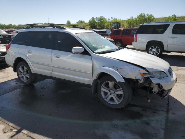 4S4BP86C874328995 - 2007 SUBARU LEGACY OUTBACK 3.0R LL BEAN WHITE photo 4