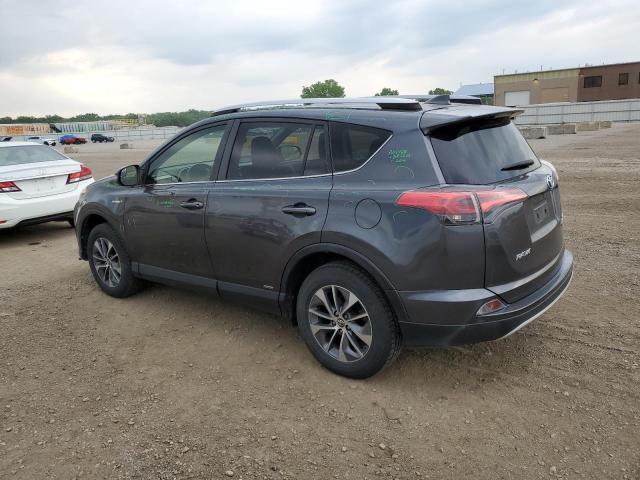 JTMRJREV1GD057128 - 2016 TOYOTA RAV4 HV XLE GRAY photo 2