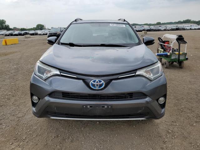 JTMRJREV1GD057128 - 2016 TOYOTA RAV4 HV XLE GRAY photo 5