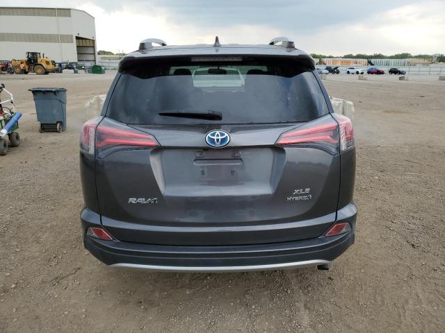 JTMRJREV1GD057128 - 2016 TOYOTA RAV4 HV XLE GRAY photo 6