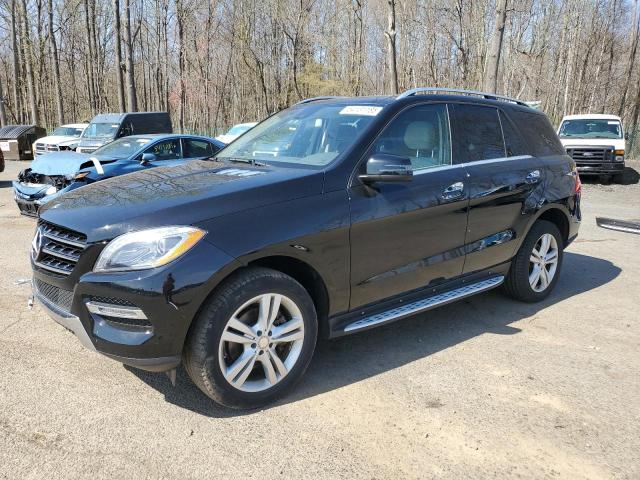 4JGDA5HB0EA381928 - 2014 MERCEDES-BENZ ML 350 4MATIC BLACK photo 1