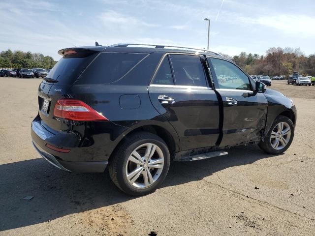 4JGDA5HB0EA381928 - 2014 MERCEDES-BENZ ML 350 4MATIC BLACK photo 3