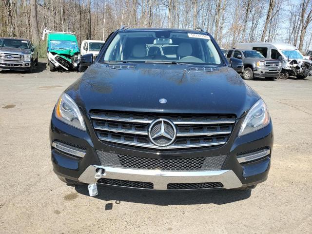 4JGDA5HB0EA381928 - 2014 MERCEDES-BENZ ML 350 4MATIC BLACK photo 5