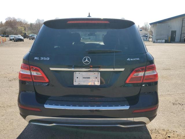 4JGDA5HB0EA381928 - 2014 MERCEDES-BENZ ML 350 4MATIC BLACK photo 6
