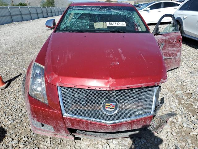 1G6DG5EG1A0113153 - 2010 CADILLAC CTS LUXURY COLLECTION RED photo 5