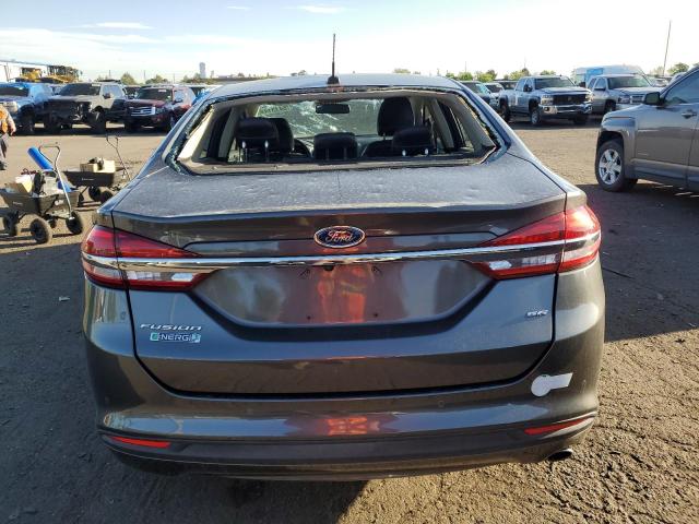 3FA6P0PU2HR299636 - 2017 FORD FUSION SE PHEV GRAY photo 6