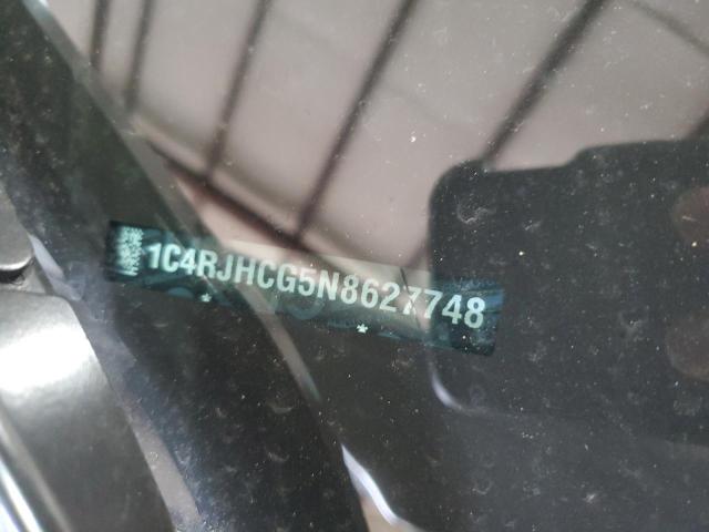 1C4RJHCG5N8627748 - 2022 JEEP GRAND CHER TRAILHAWK ორფეროვანი ფოტო 13