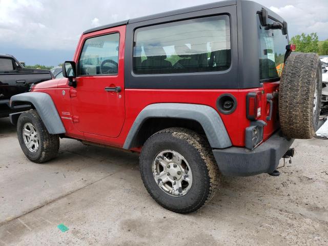 1J4AA2D17BL547245 - 2011 JEEP WRANGLER SPORT RED photo 2