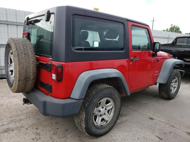 1J4AA2D17BL547245 - 2011 JEEP WRANGLER SPORT RED photo 3