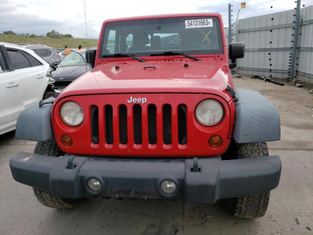 1J4AA2D17BL547245 - 2011 JEEP WRANGLER SPORT RED photo 5