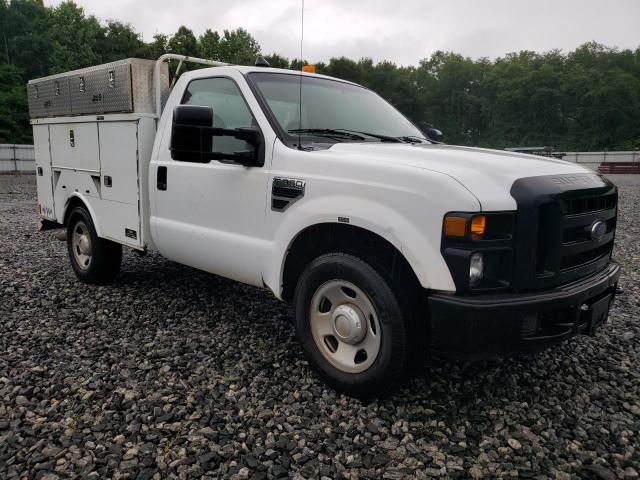 1FDWF30518EC94346 - 2008 FORD F350 SRW SUPER DUTY WHITE photo 4