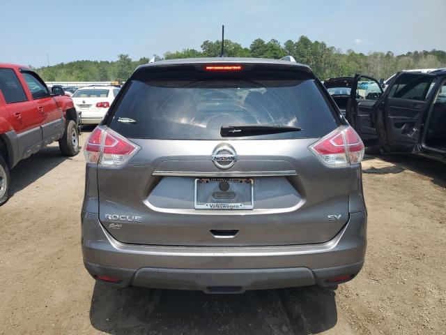 KNMAT2MT9GP688884 - 2016 NISSAN ROGUE S GRAY photo 6