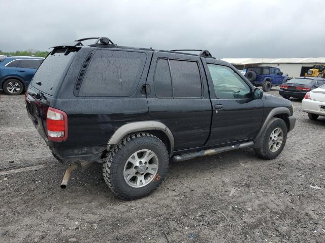JN8AR07Y4YW404583 - 2000 NISSAN PATHFINDER LE BLACK photo 3