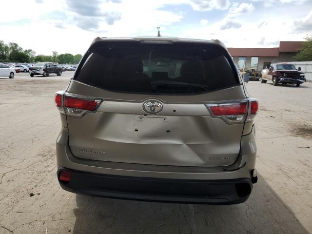 5TDJKRFH4FS120650 - 2015 TOYOTA HIGHLANDER XLE ბეჟი ფოტო 6