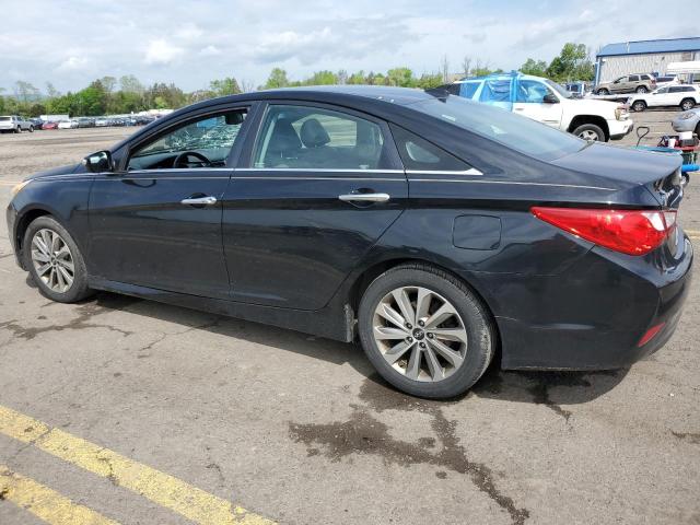 5NPEC4AC6EH839528 - 2014 HYUNDAI SONATA SE BLACK photo 2