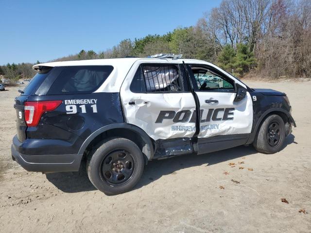 1FM5K8AR3KGB46006 - 2019 FORD EXPLORER POLICE INTERCEPTOR 双色 照片 3