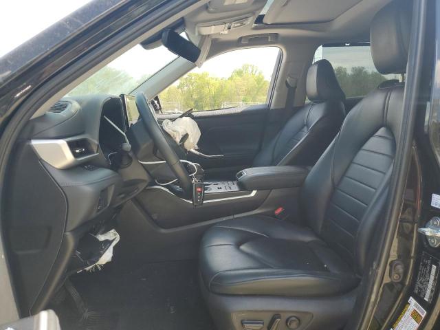 5TDGZRBH6NS178687 - 2022 TOYOTA HIGHLANDER XLE BLACK photo 7