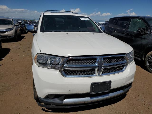 1D4RE4GG2BC599121 - 2011 DODGE DURANGO CREW WHITE photo 5