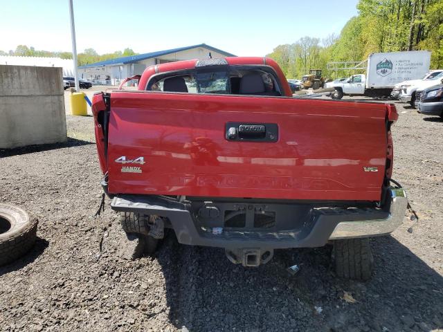 3TMCZ5AN3JM185427 - 2018 TOYOTA TACOMA DOUBLE CAB RED photo 6