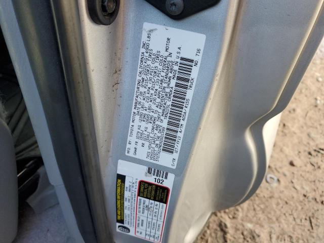 5TETX22N09Z601399 - 2009 TOYOTA TACOMA ACCESS CAB SILVER photo 12