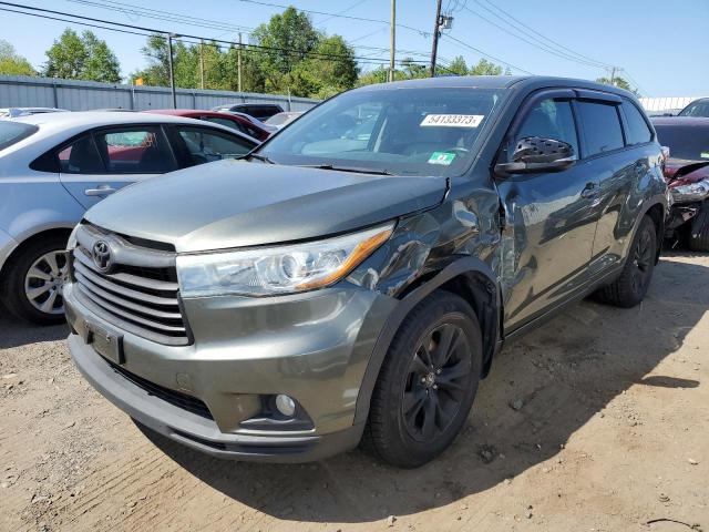 5TDBKRFH4GS257299 - 2016 TOYOTA HIGHLANDER LE GRAY photo 1