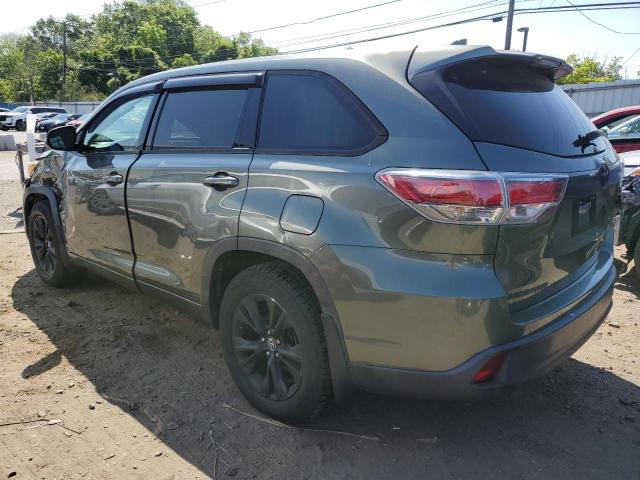 5TDBKRFH4GS257299 - 2016 TOYOTA HIGHLANDER LE GRAY photo 2