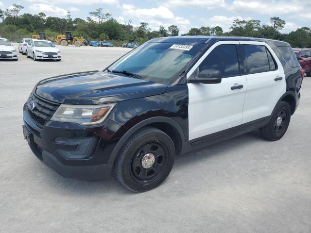 1FM5K8AR7HGD58321 - 2017 FORD EXPLORER POLICE INTERCEPTOR 双色 照片 1